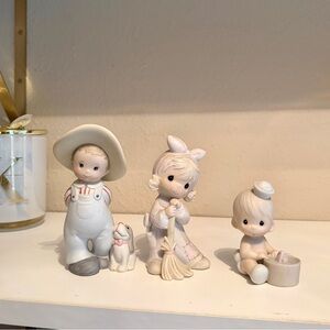 Vintage Jonathan & David Porcelain Dolls Bundle Trio